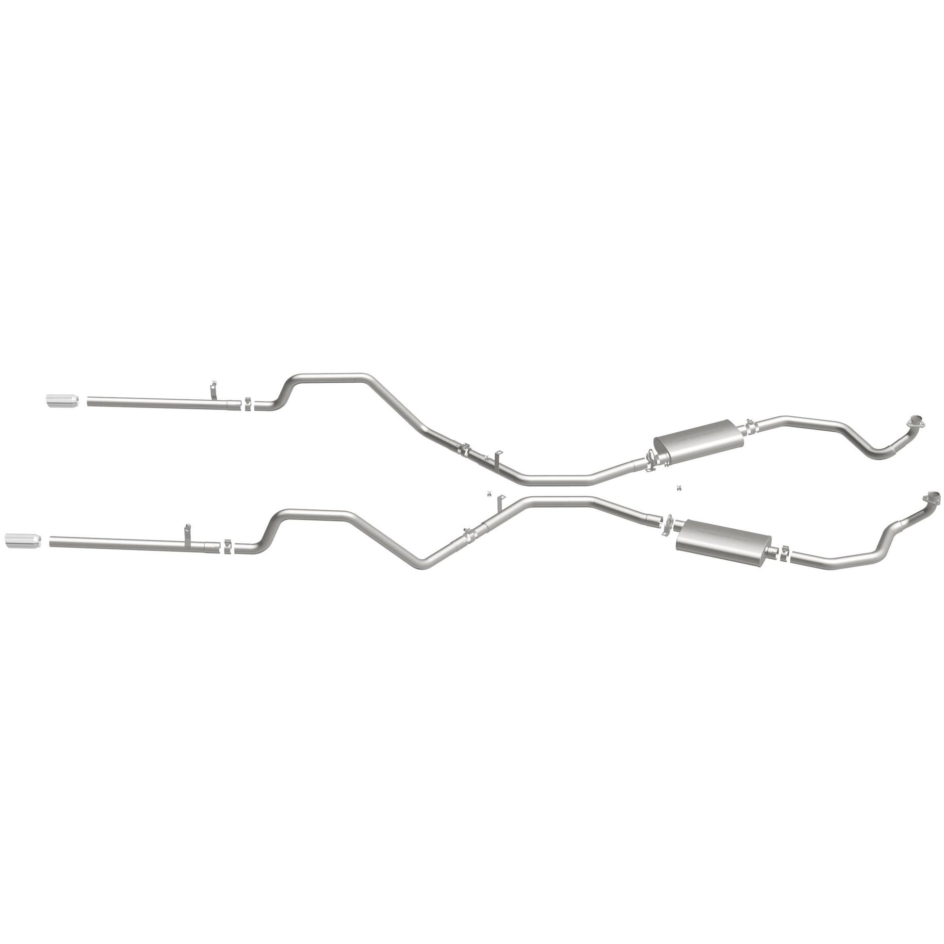 Magnaflow Street Series Stainless Crossmember-Back System by MagnaFlow Exhaust Products