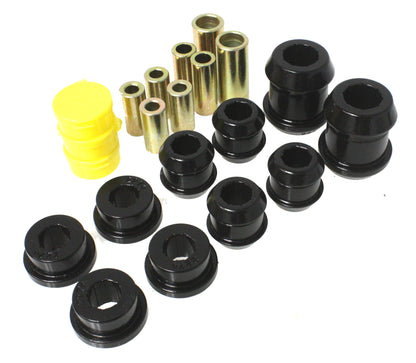 Control Arm Bushing Set; Black; Front; Performance Polyurethane; by Energy Suspension