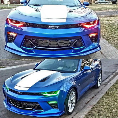 ORACLE Lighting 2016-2018 Chevrolet Camaro ColorSHIFT RGB+W Headlight DRL Upgrade Kit by ORACLE Lighting
