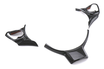 OLM LE Dry Carbon Fiber Steering Wheel Covers - 2017-2024 Subaru BRZ / Toyota GR86 by OLM
