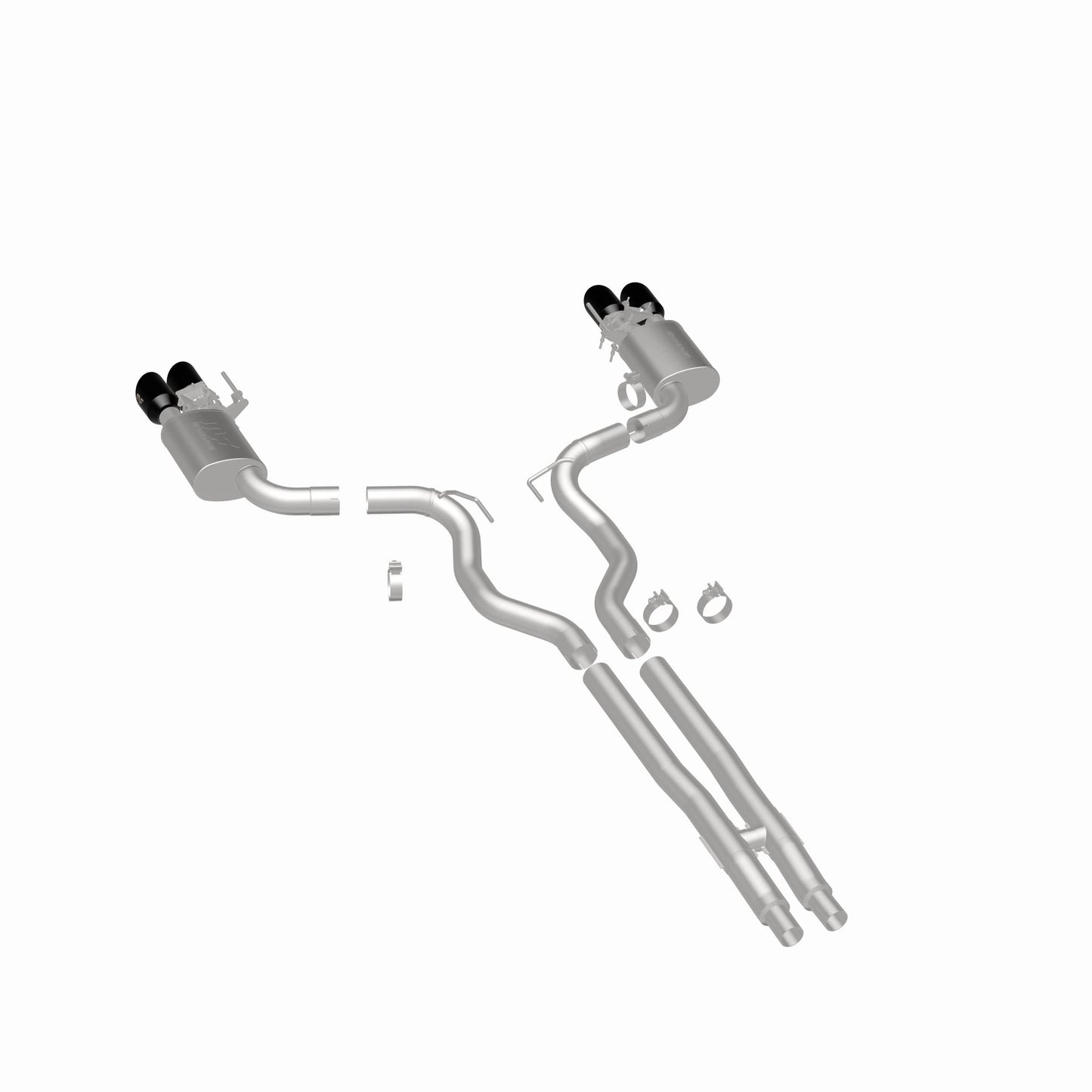 Magnaflow Competition Series Black Chrome Tips Cat-Back System by MagnaFlow Exhaust Products