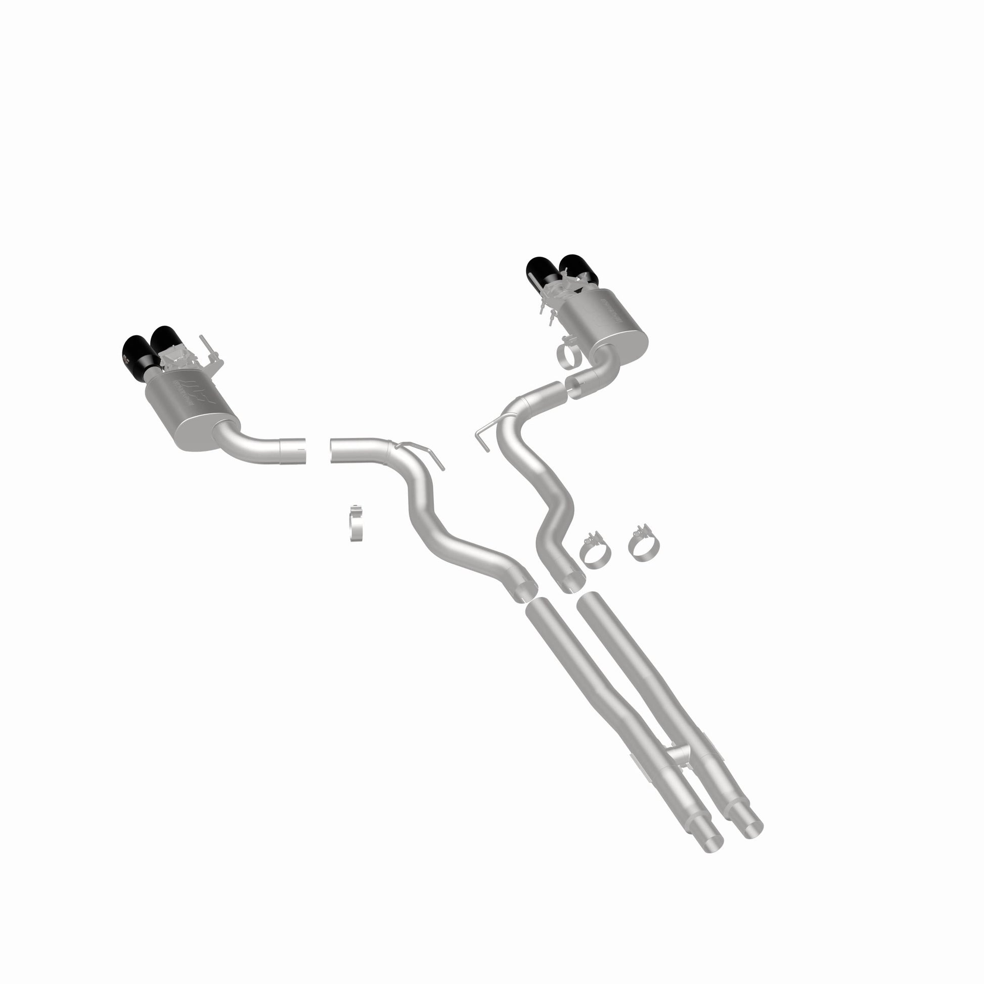 Magnaflow Competition Series Black Chrome Tips Cat-Back System by MagnaFlow Exhaust Products