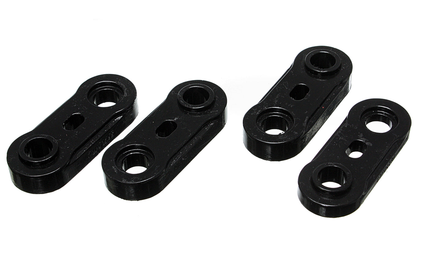 Transmission Crossmember Mount Bushings; Black; by Energy Suspension