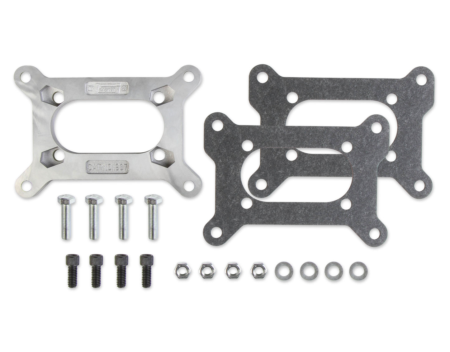 Mr.Gasket Carb Adapter Kit-Large Holley to Small Rochester 4-Bolt(both 2-Barrel) by Mr Gasket