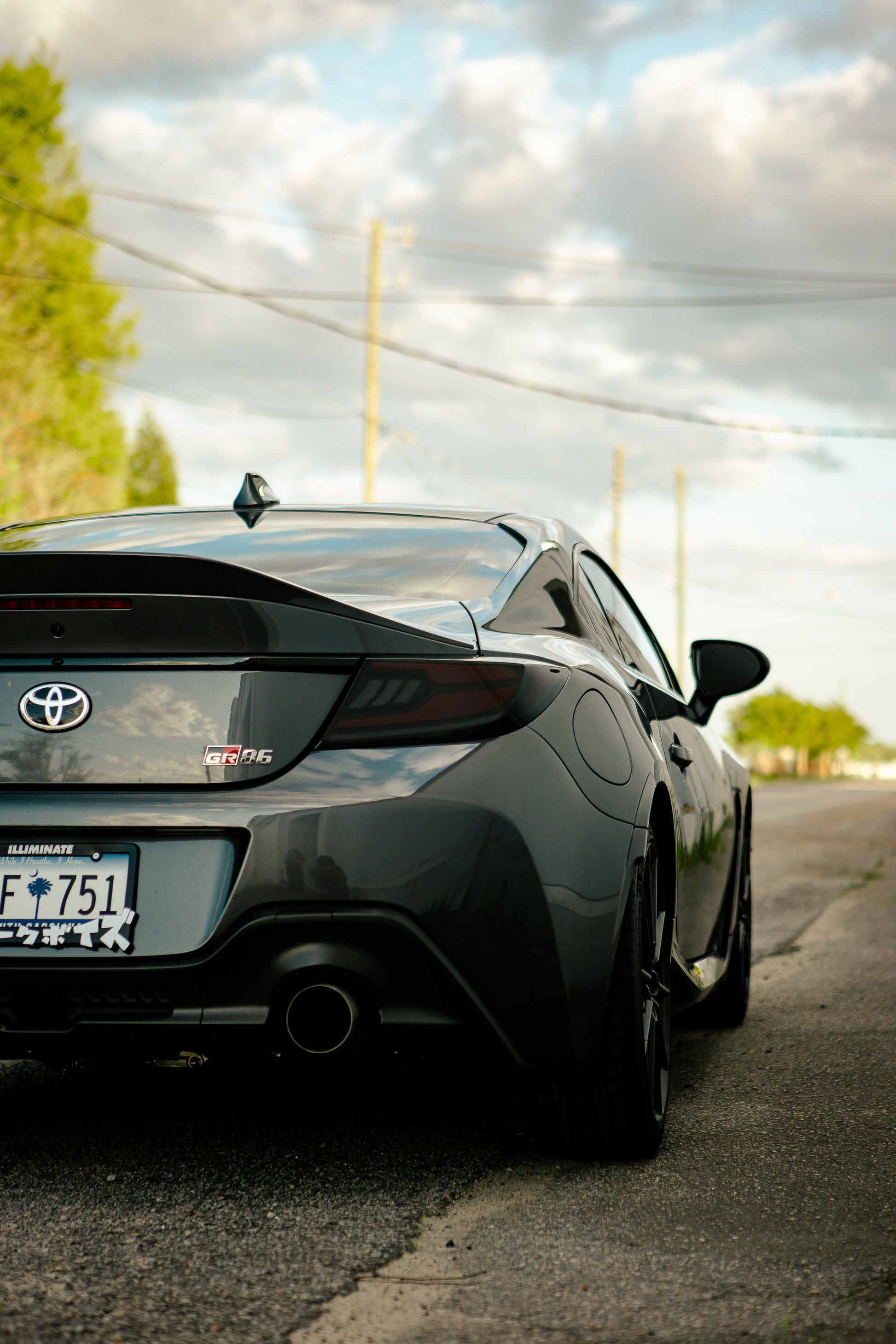 OLM Raiden LED Taillights (Smoke Lens/Red Bar) - 2022+ GR86 / BRZ by MYX Automotive