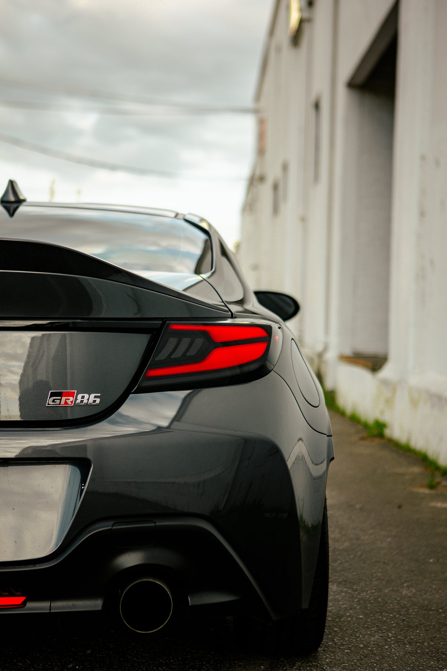 OLM Raiden LED Taillights (Clear Lens/Red Bar) - 2022+ GR86 / BRZ by OLM