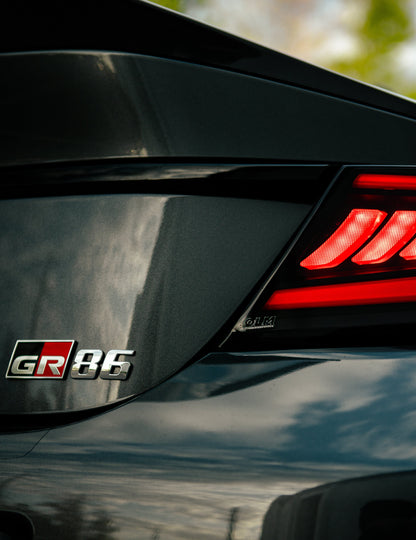 OLM Raiden LED Taillights (Clear Lens/Red Bar) - 2022+ GR86 / BRZ by OLM