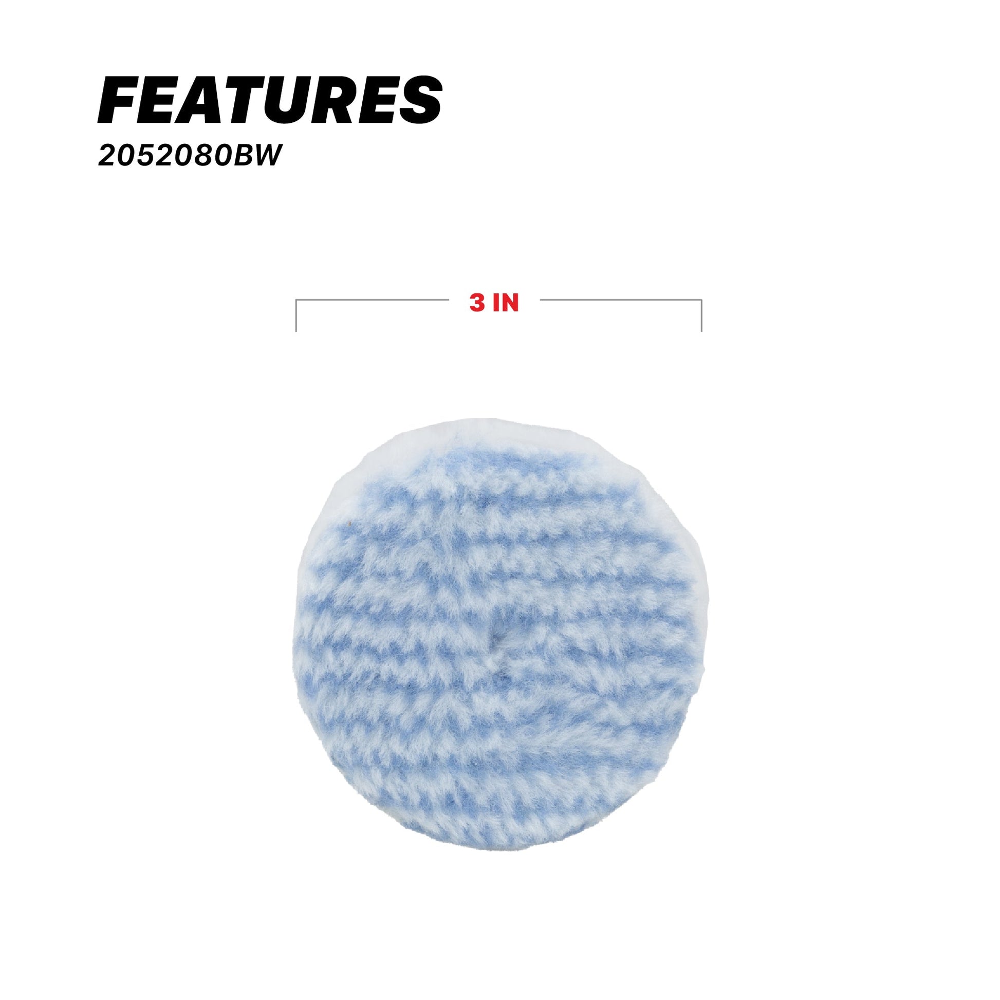 Synthetic Wool Pads - 3in, 5in, 6in by MaxshineUSA