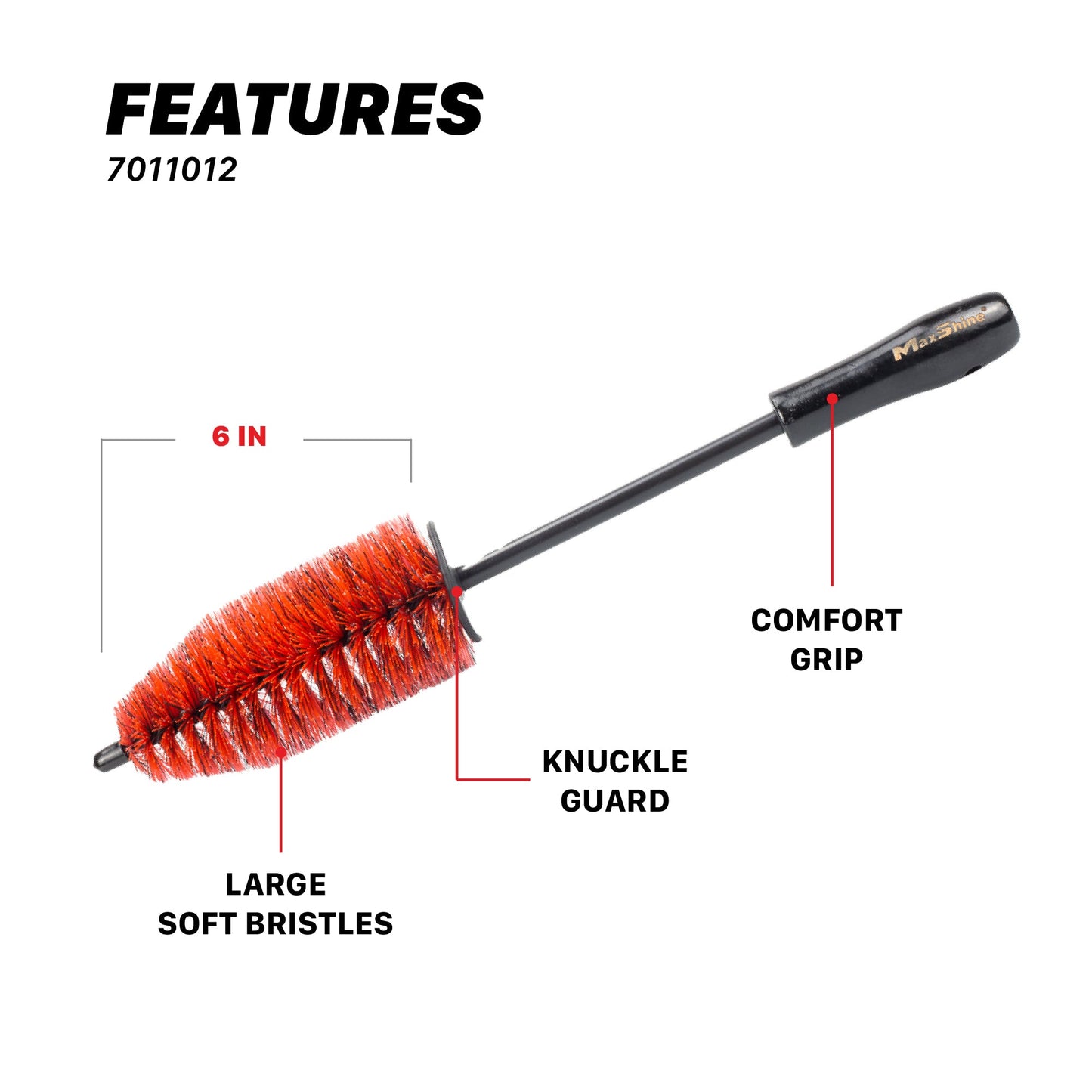 Wheel and Rim Brush by MaxshineUSA