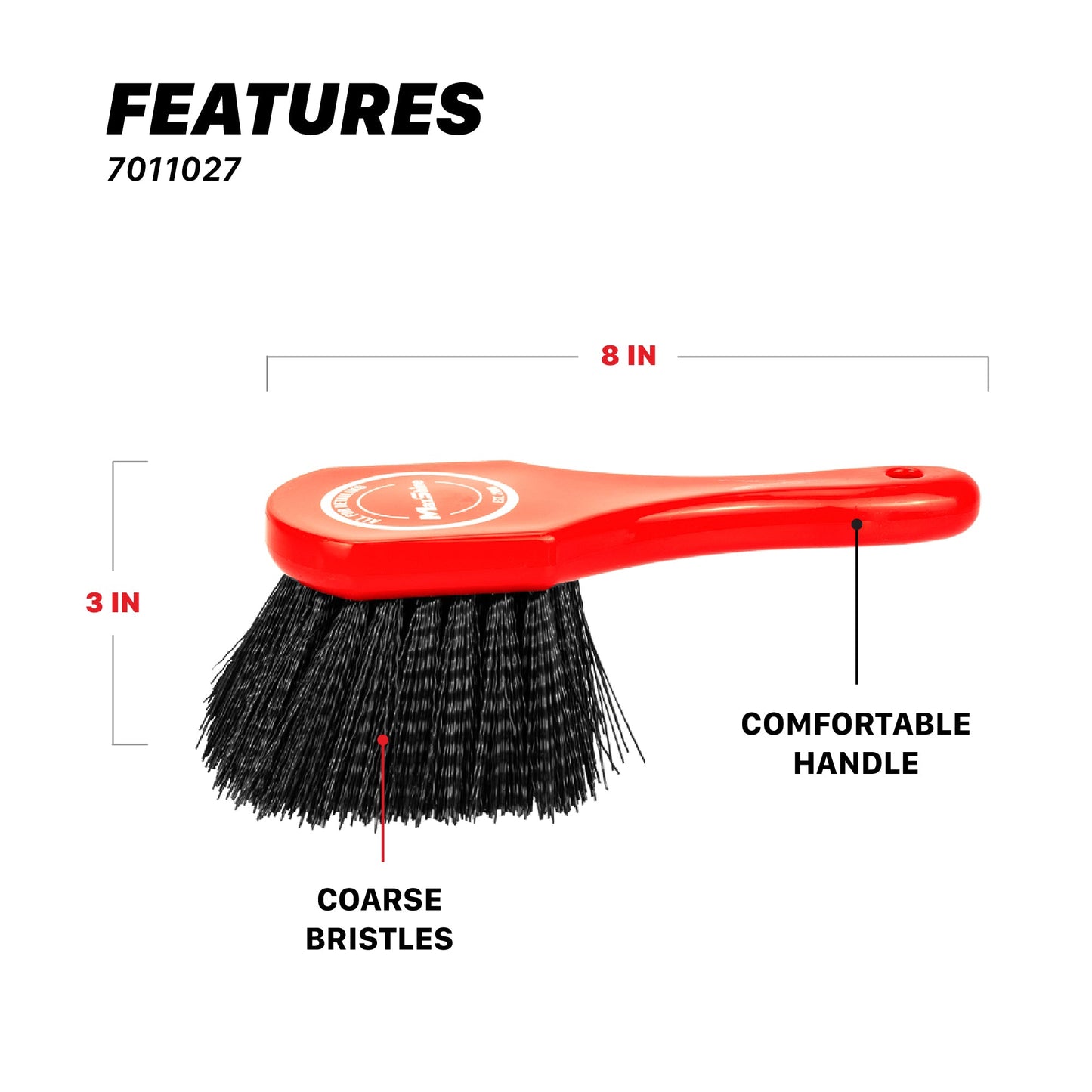 Deep Clean Brush | Heavy-Duty Wheel and Carpet Cleaning Brush by MaxshineUSA