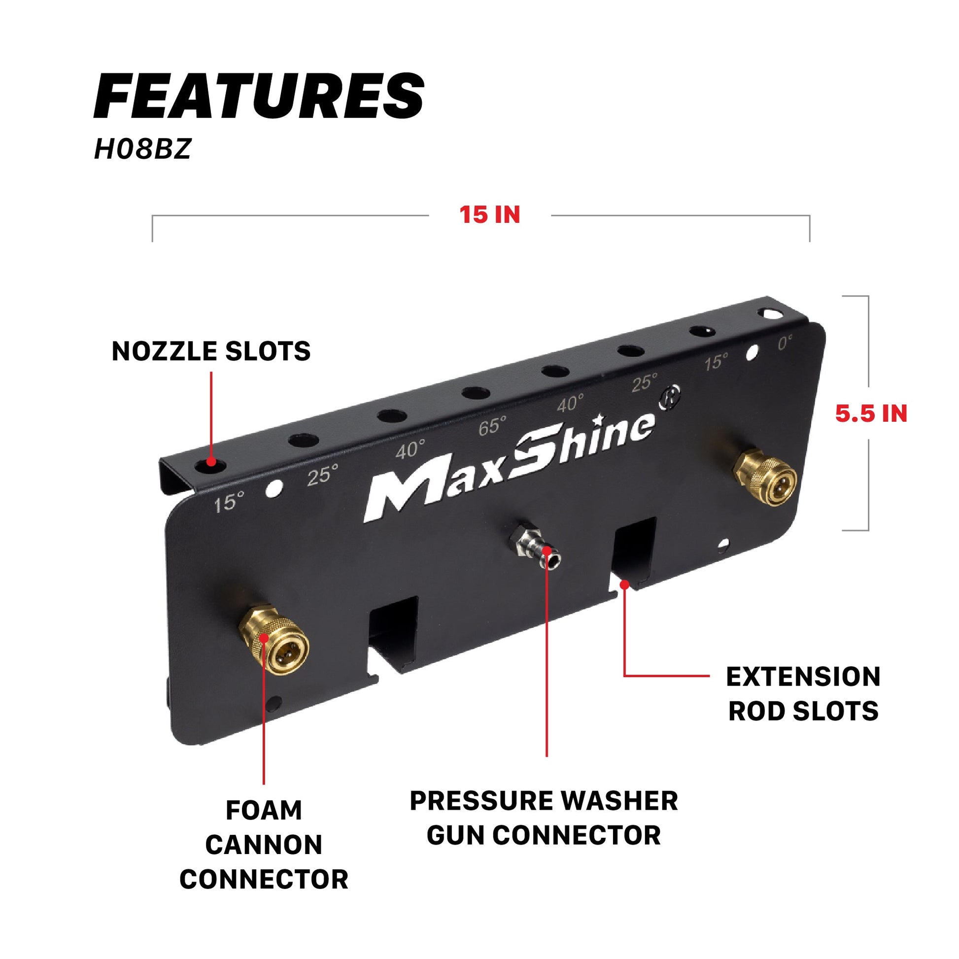 Foam Cannon Wall Mount by MaxshineUSA