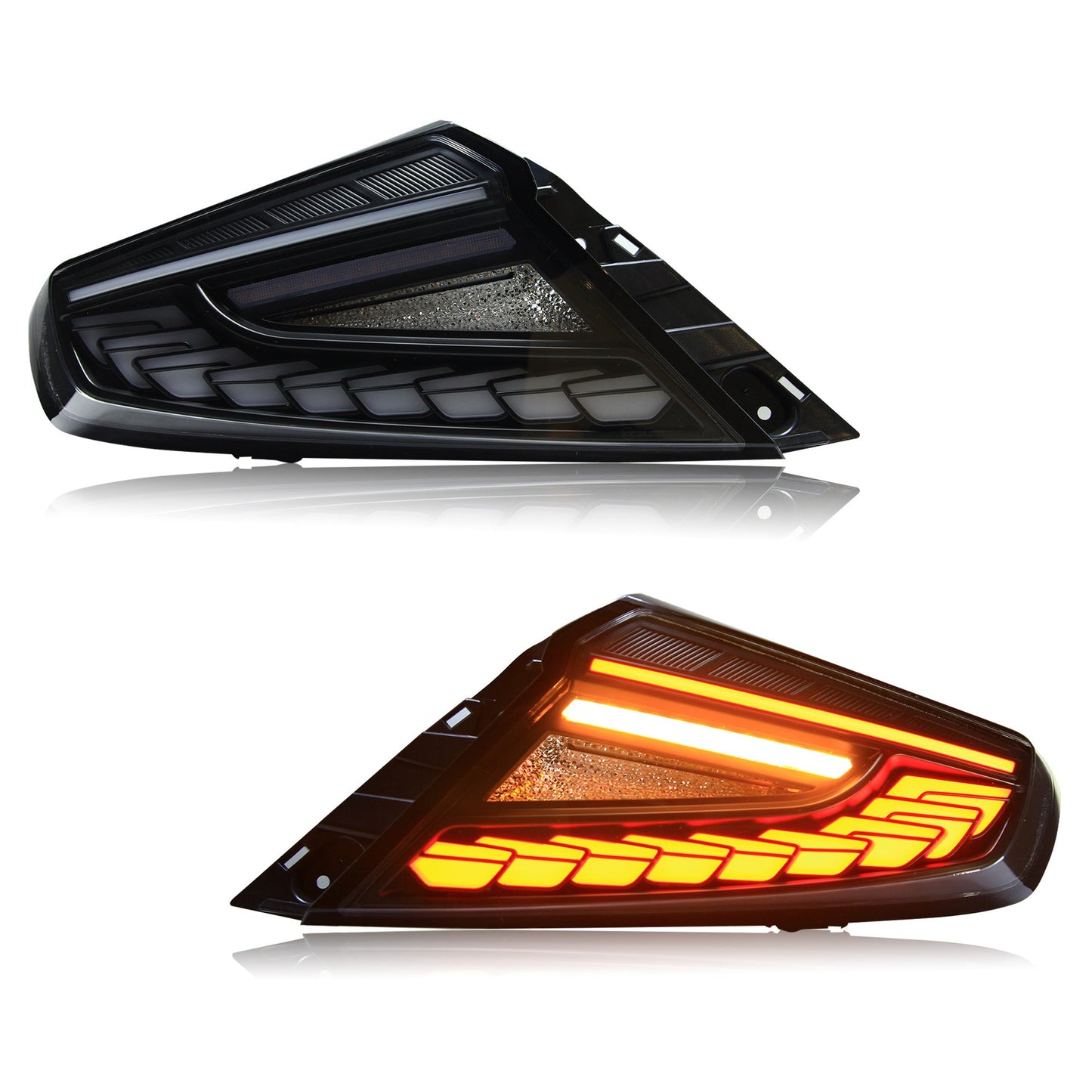 OLM Phantom-Spec LED Taillights (Clear Lens White Optic) - 2022+ WRX by MYX Automotive