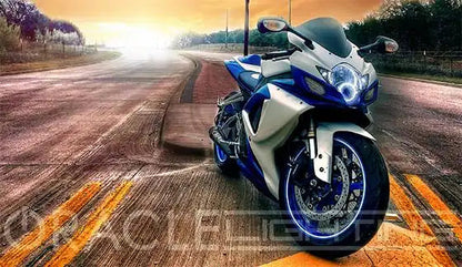 ORACLE Lighting 2008-2013 Suzuki GSXR 1000 LED Motorcycle Headlight Halo Kit by ORACLE Lighting