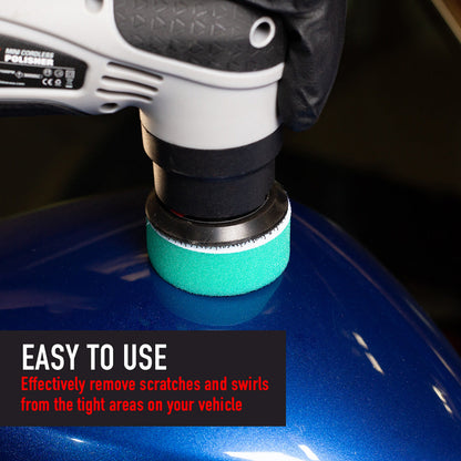 Foam Car Polishing Pads Kit - 1in, 2in, 3in (6 Pack) by MaxshineUSA