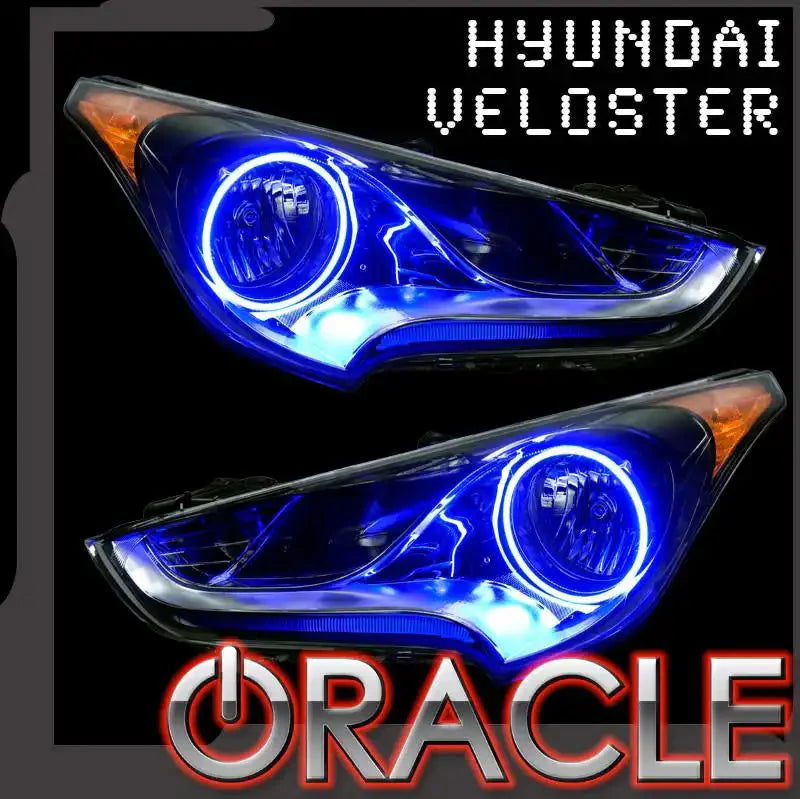 ORACLE Lighting 2011-2014 Hyundai Veloster Non Projector LED Halo Kit by ORACLE Lighting