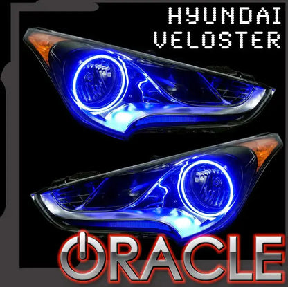 ORACLE Lighting 2011-2014 Hyundai Veloster Non Projector LED Halo Kit by ORACLE Lighting