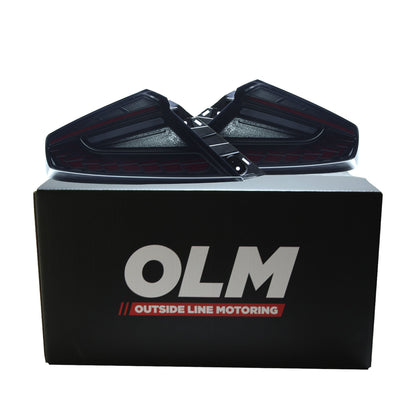 OLM Phantom-Spec LED Taillights (Clear Lens Red Optic) - 2022+ WRX by OLM