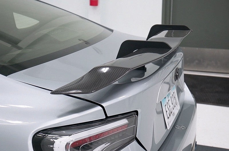 OLM DL Style Carbon Fiber Gooseneck Spoiler - 2013-2016 Scion FR-S / 2013-2021 BRZ / 2017-2020 Toyota 86 by OLM