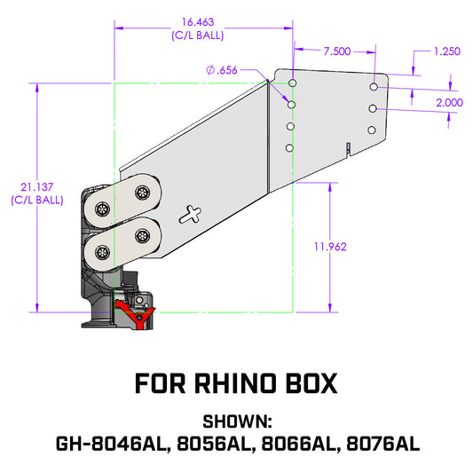 TORSION-FLEX SnapLatch Rhino 5th Pin Goose 2 5/16" Coupler 4.5K-6.5K pin 30K by GEN-Y Hitch