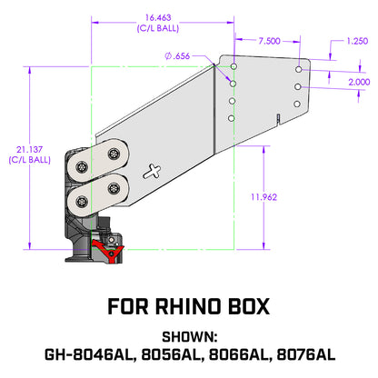 TORSION-FLEX SnapLatch Rhino 5th Pin Goose 2 5/16" Coupler 4.5K-6.5K pin 30K by GEN-Y Hitch