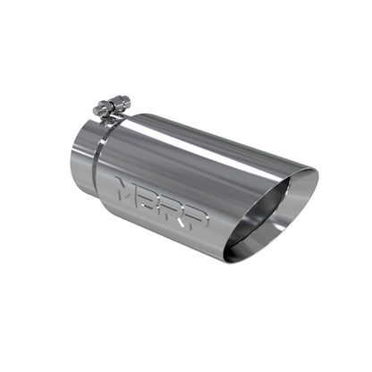 Tip. 5in. O.D. Dual Wall Angled 4in. inlet 12in. length. T304 Stainless Steel. by MBRP Exhaust