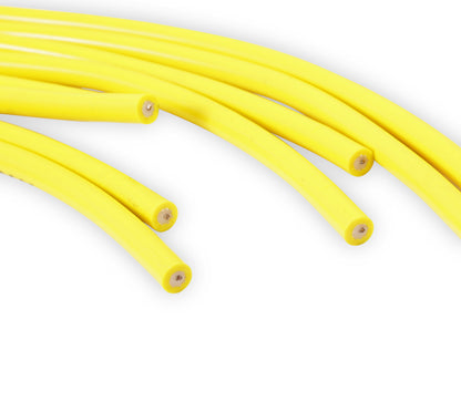 ACCEL 4038, Spark Plug Wires, Super Stock, Spiral Core, 8mm, Yellow, Set by ACCEL