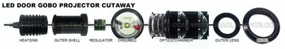 Toyota ORACLE Lighting GOBO LED Door Light Projector by ORACLE Lighting