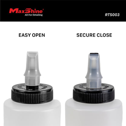 Compound Polish Wax Dispenser Bottle with Self Cleaning Cap - 400ml by MaxshineUSA
