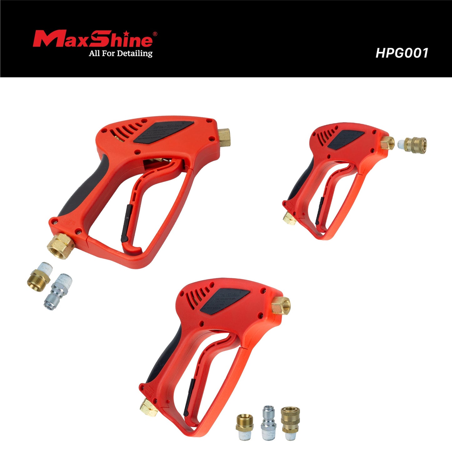 Pressure Washer Gun - Short Wand by MaxshineUSA