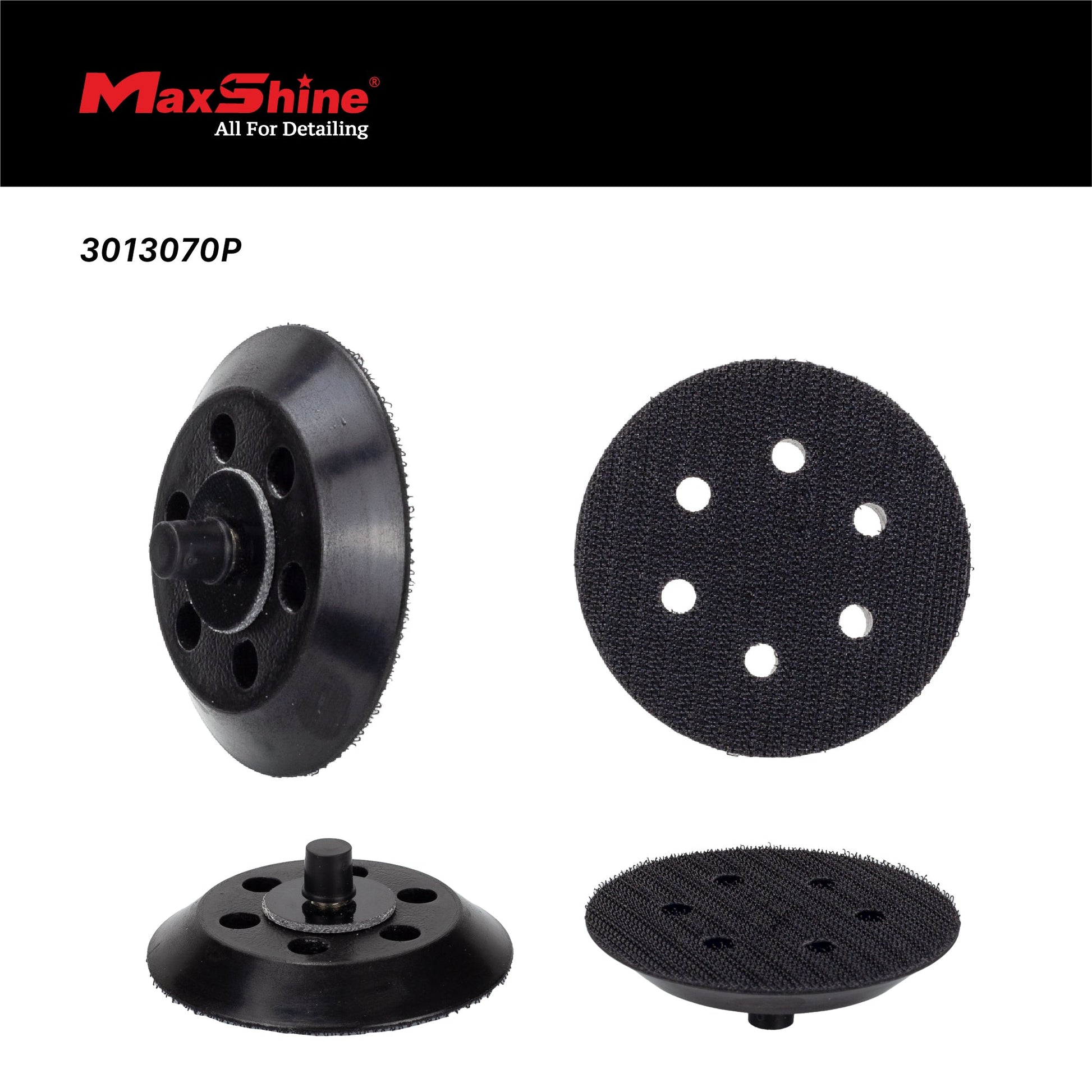 3 inch Backing Plate for Polishers | M312 Dual Action Backing Plate by MaxshineUSA