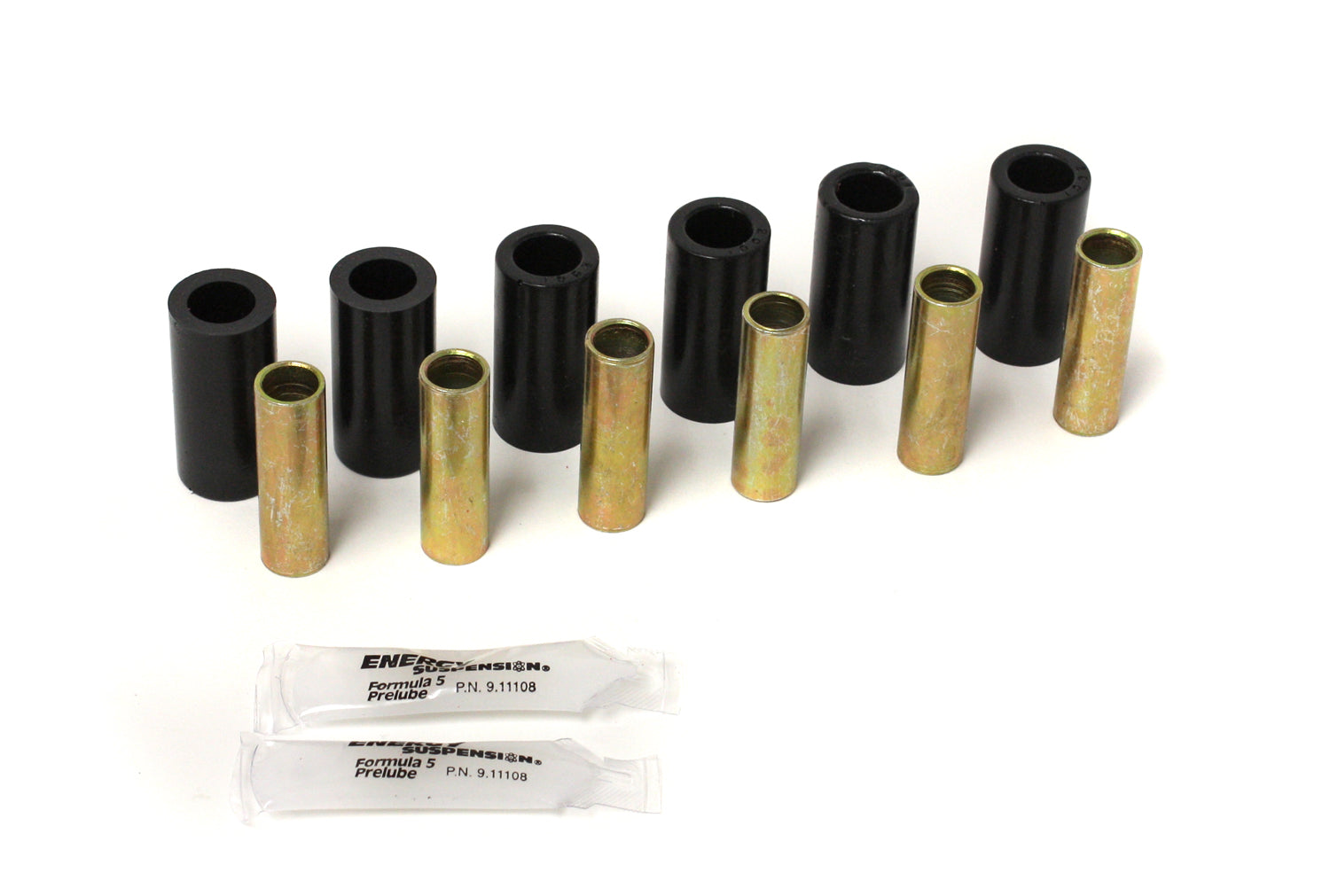 Leaf Spring Bushing Set; Black; Front/Rear; Performance Polyurethane; by Energy Suspension