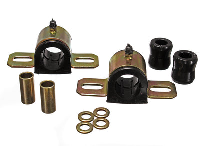 Sway Bar Bushing Set; Black; Front; Bar Dia. 30mm; Performance Polyurethane; by Energy Suspension