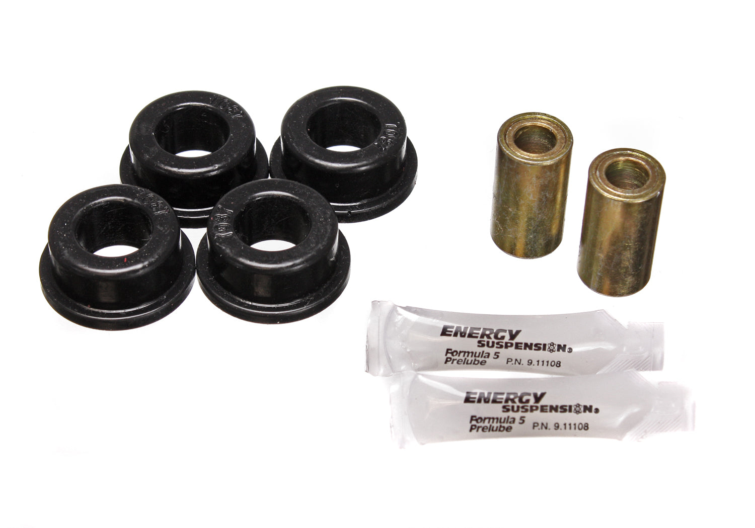 Track Arm Bushing Set; Black; Rear; Performance Polyurethane; by Energy Suspension