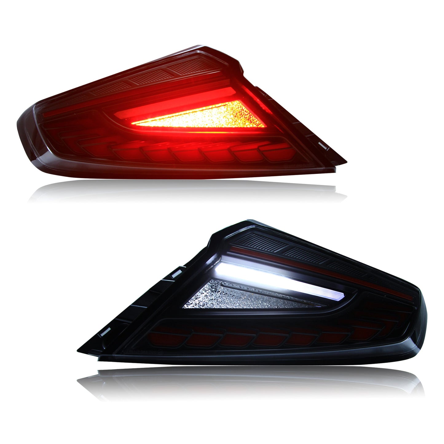 OLM Phantom-Spec LED Taillights (Clear Lens Red Optic) - 2022+ WRX by MYX Automotive