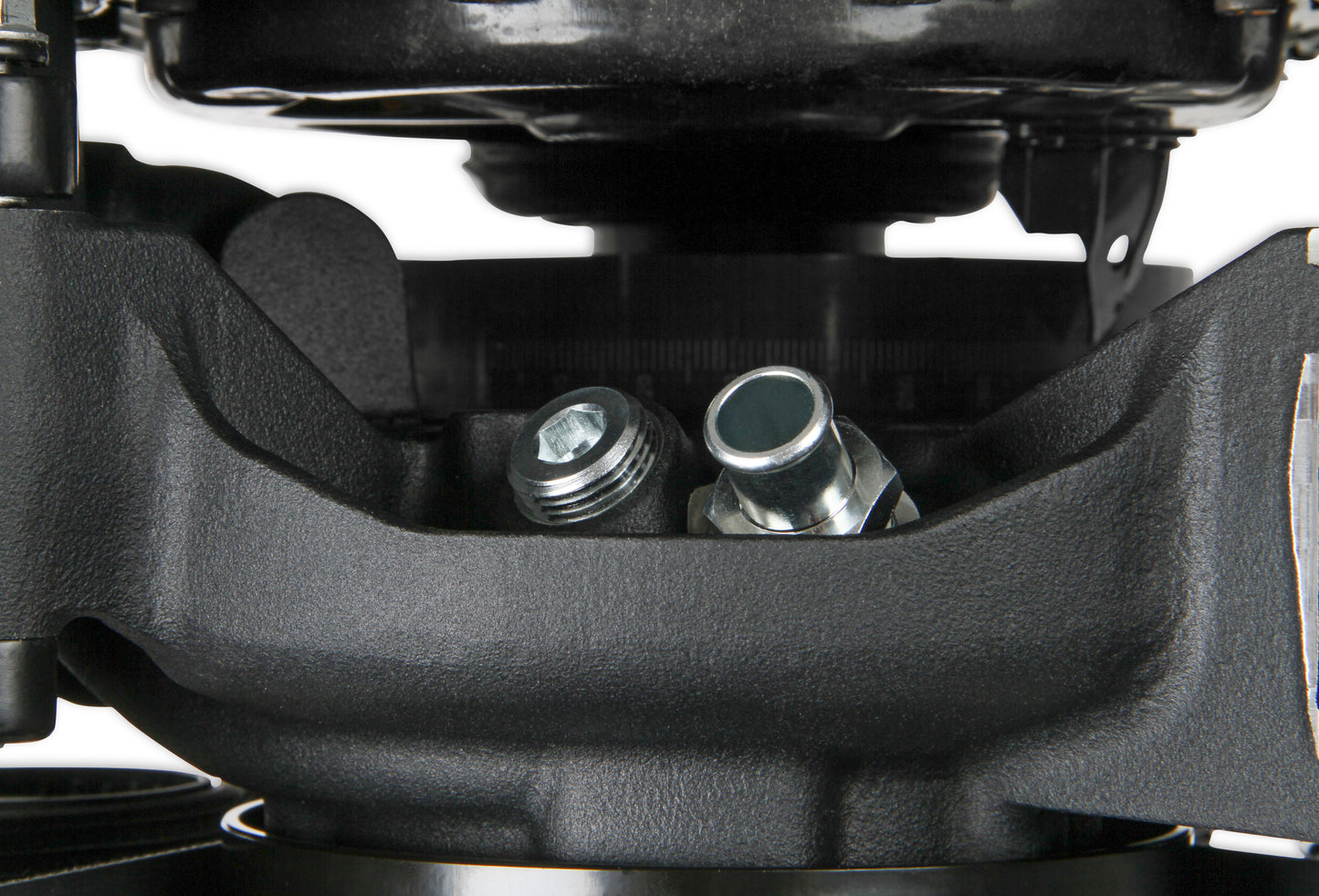 Big Block Chevy Mid-Mount Complete Accessory System- Black Finish by Holley