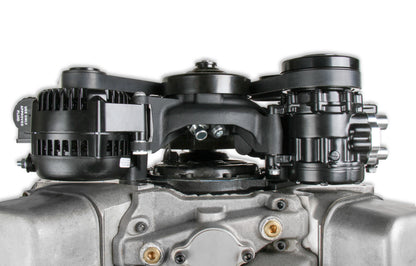 Big Block Chevy Mid-Mount Complete Accessory System- Black Finish by Holley