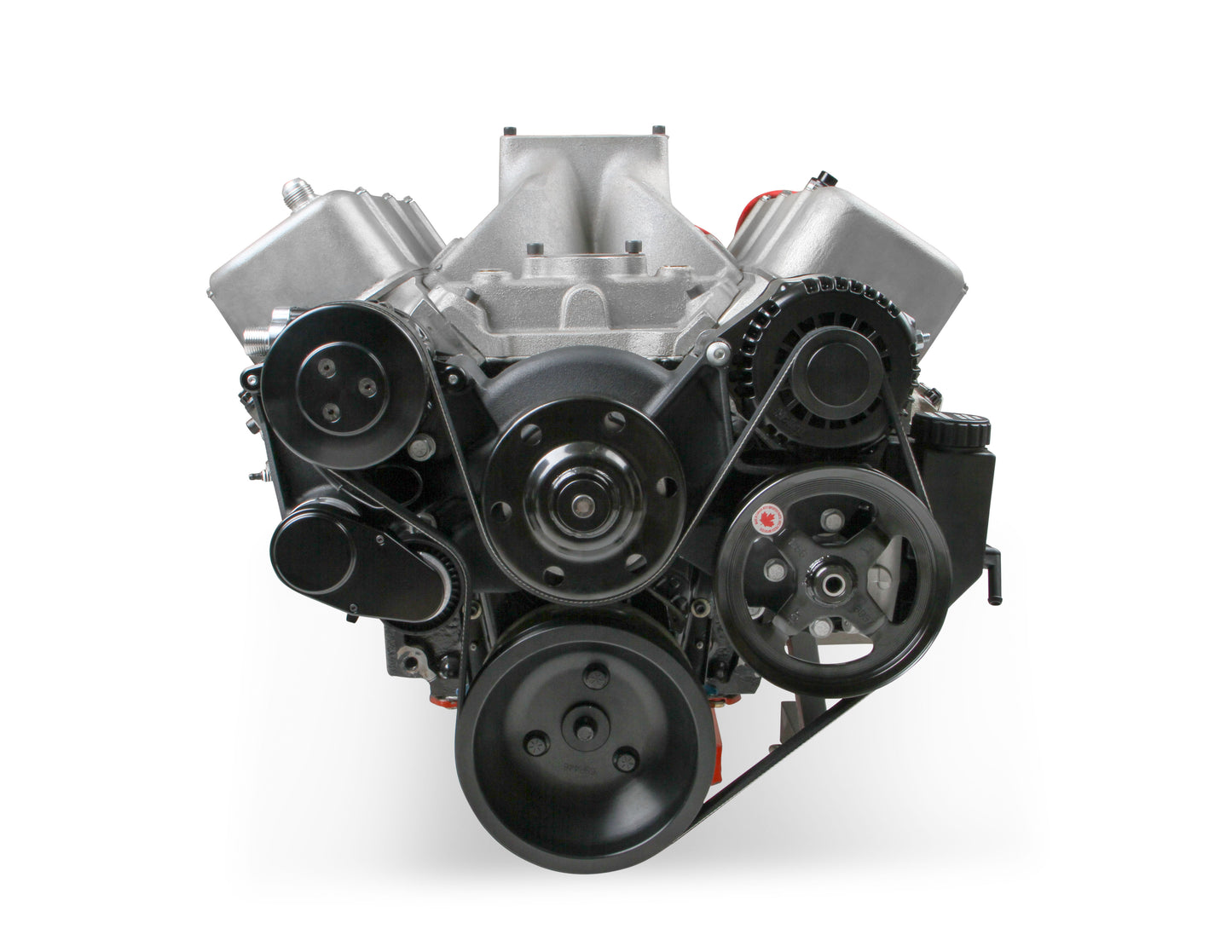 Big Block Chevy Mid-Mount Complete Accessory System- Black Finish by Holley