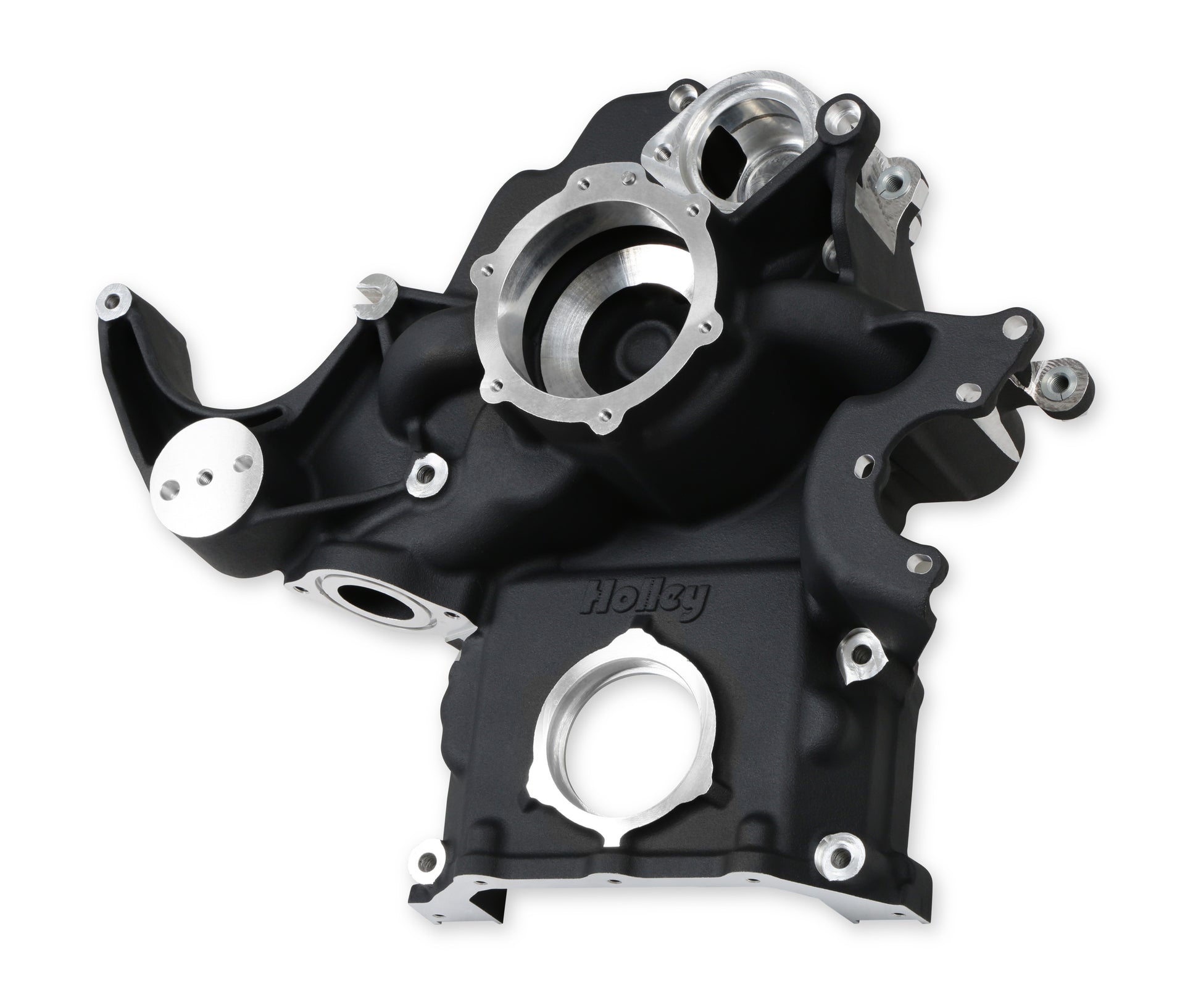 Holley Black Mid-Mount Complete Accessory System by Holley