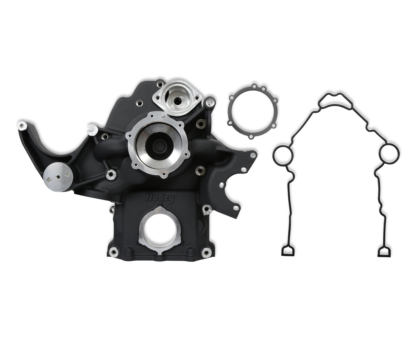 Holley Black Mid-Mount Complete Accessory System by Holley