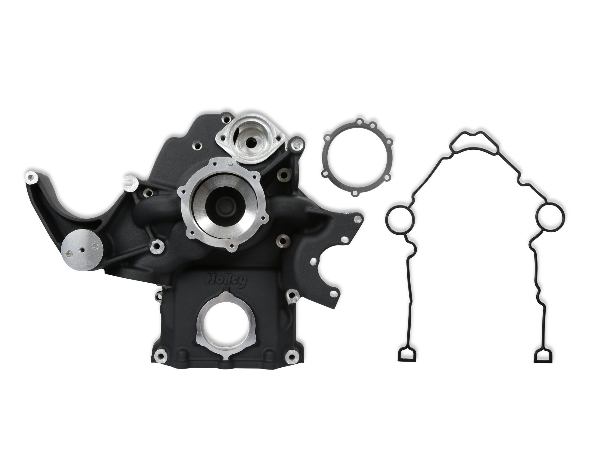 Holley Black Mid-Mount Complete Accessory System by Holley
