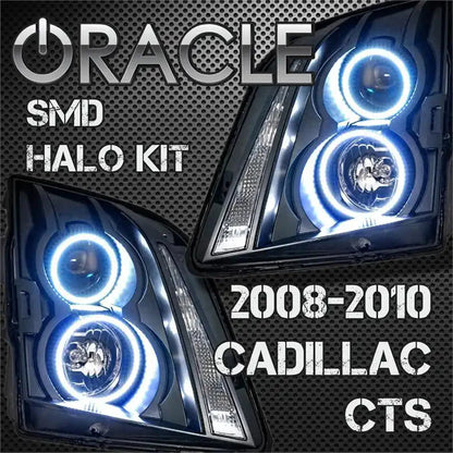 ORACLE Lighting 2008-2013 Cadillac CTS/CTS-V Sedan LED Headlight Halo Kit by ORACLE Lighting