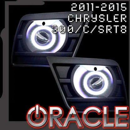 ORACLE Lighting 2011-2019 Chrysler 300/300C/SRT8 LED Surface Mount Projector Fog Halo Kit by ORACLE Lighting