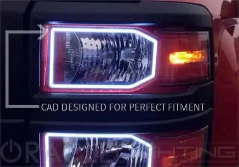 2014-2015 Chevy Silverado ORACLE Halo Kit (Non-Projector Style) by ORACLE Lighting