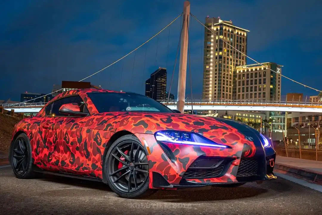 ORACLE Lighting 2020-2024 Toyota Supra GR ColorSHIFT RGB+A Headlight DRL Upgrade Kit by ORACLE Lighting