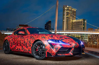 ORACLE Lighting 2020-2024 Toyota Supra GR ColorSHIFT RGB+A Headlight DRL Upgrade Kit by ORACLE Lighting