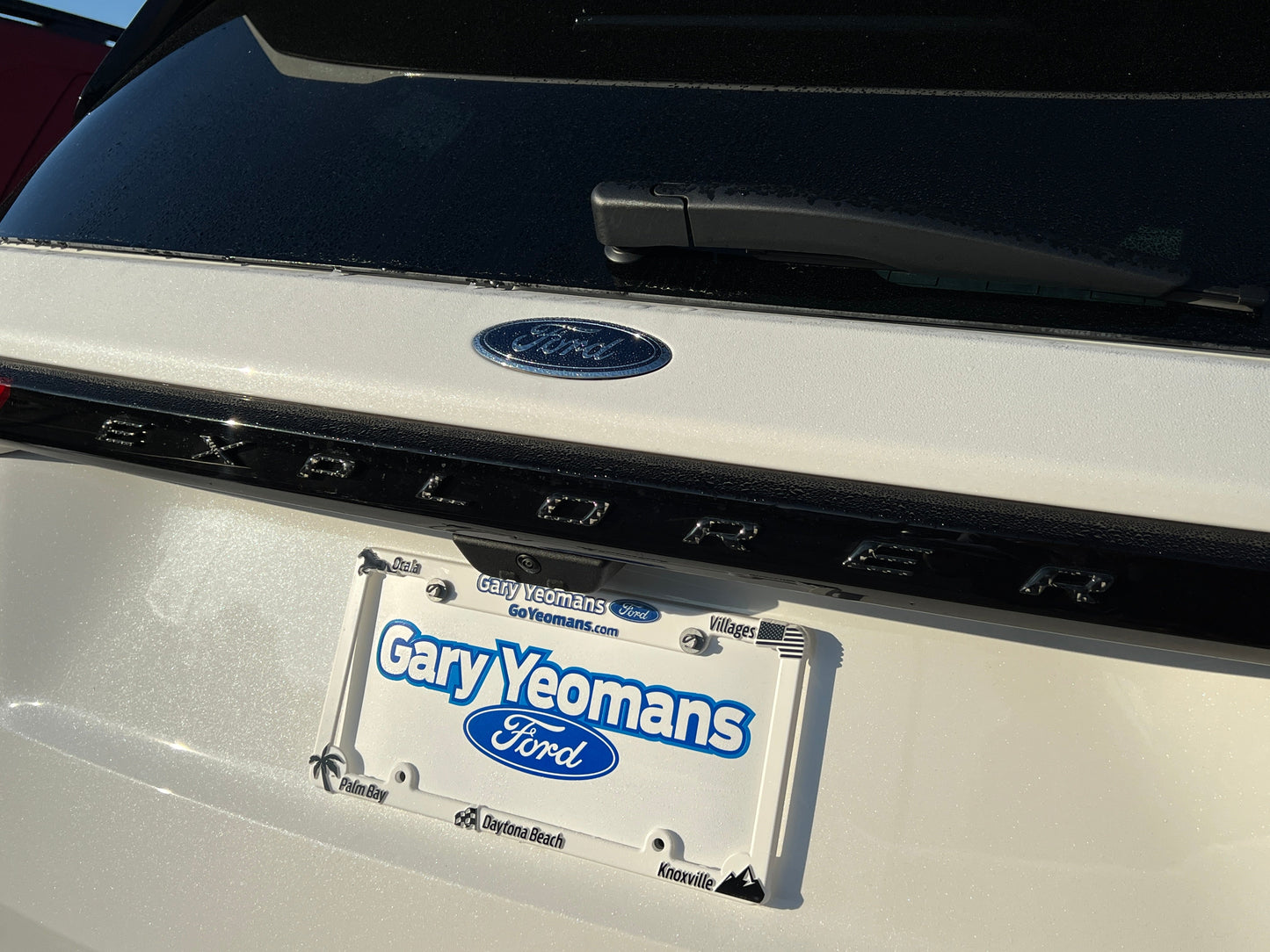 Liftgate Letter Overlays Fits 2025-2026 Ford Explorer by Tufskinz.com