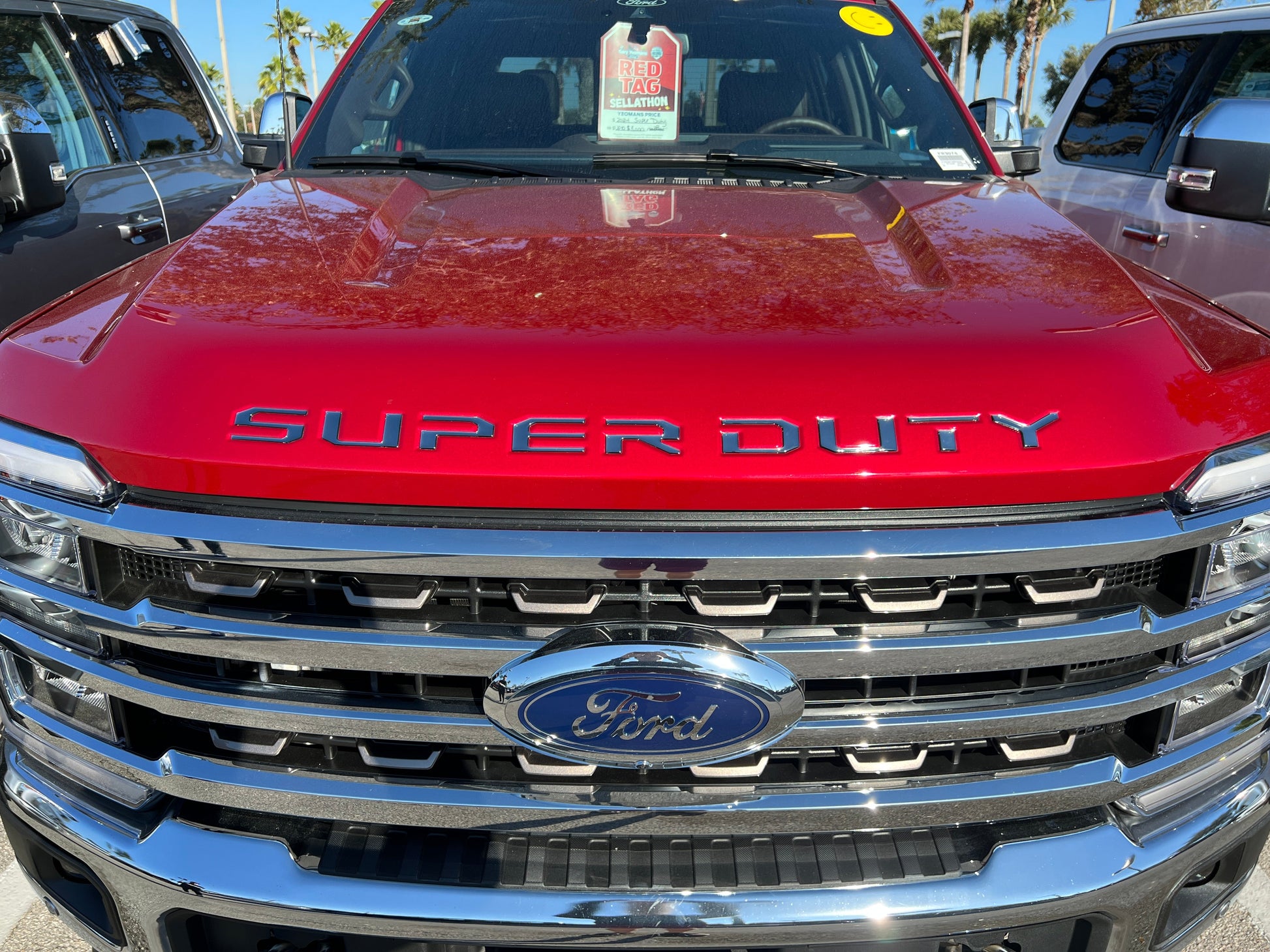 Hood Letter Inserts Fits 2023-2026 Ford Super Duty by Tufskinz.com