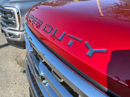 Hood Letter Inserts Fits 2023-2026 Ford Super Duty by Tufskinz.com