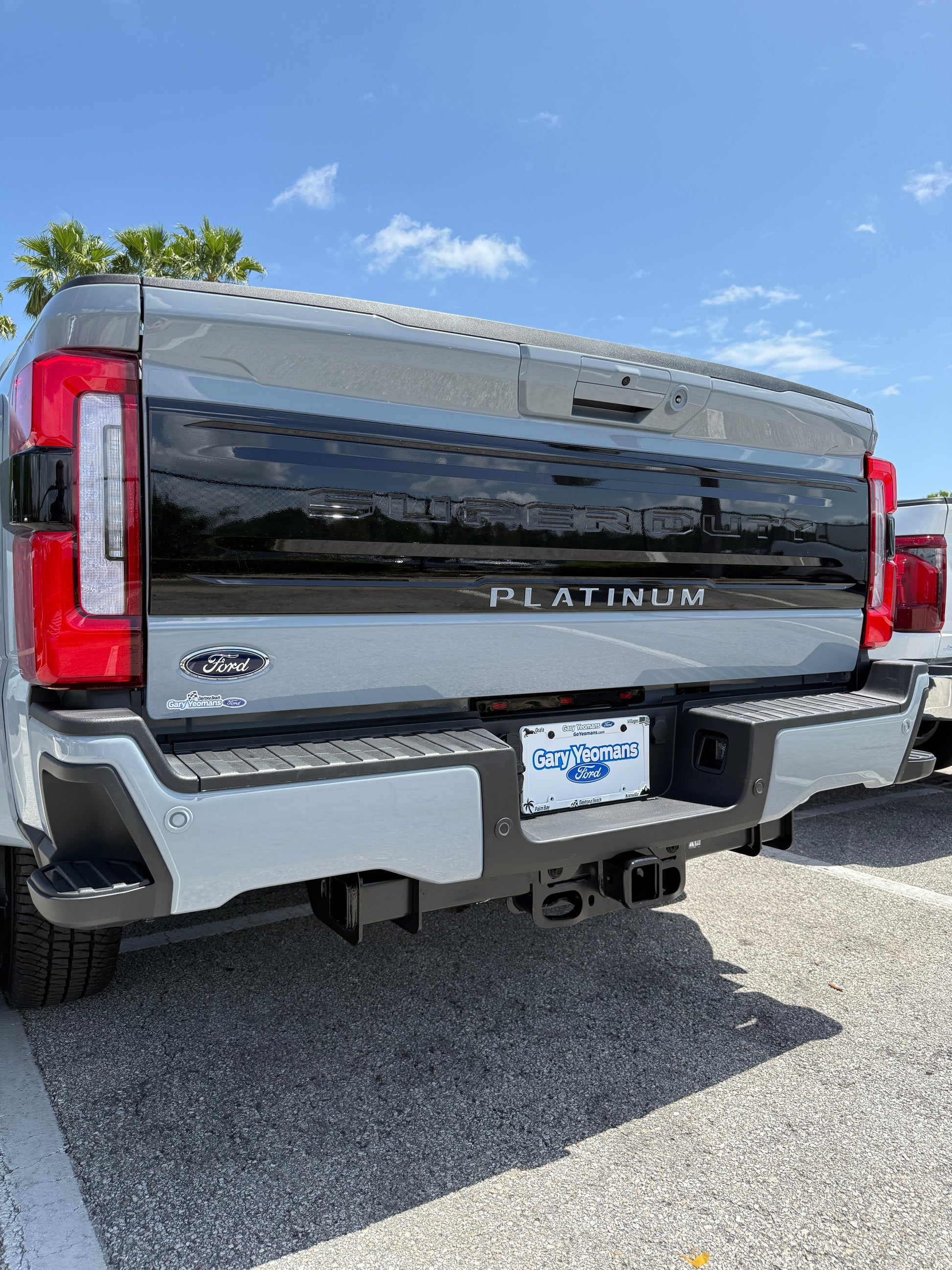 Platinum Tailgate Lettering Kit Fits 2025-2026 Ford Super Duty Platinum by Tufskinz.com