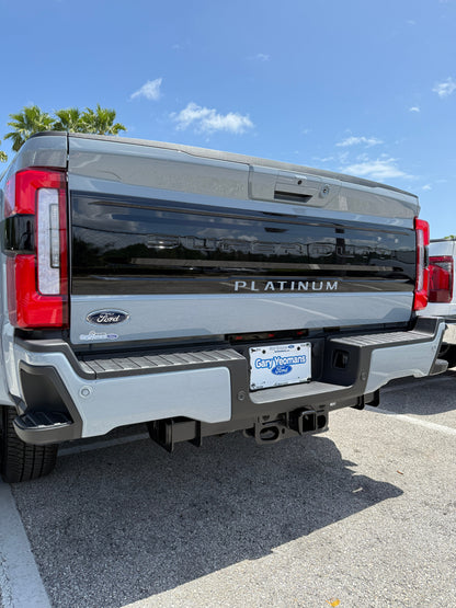 Platinum Tailgate Lettering Kit Fits 2025-2026 Ford Super Duty Platinum by Tufskinz.com